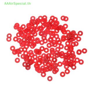 Aaairspecial ขายดี เมนบอร์ดสกรูไฟเบอร์ 3 มม. สีแดง 100 ชิ้น
