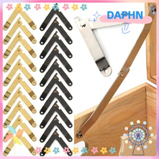 DAPHS กล่องไม้บานพับมุม ฮาร์ดแวร์ กล่องของขวัญโบราณ 10 ชิ้น