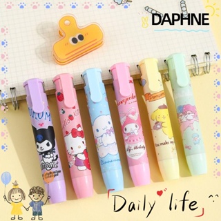 Daphne ยางลบดินสอ แบบกด เครื่องเขียน สําหรับเด็กนักเรียน ปากกา 3 ชิ้น