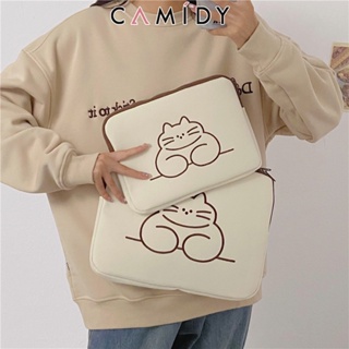 Camidy เวอร์ชั่นเกาหลีปักสัตว์น่ารักกระเป๋าซับ 11 นิ้วเคสไอแพดแท็บเล็ต 13 นิ้วกระเป๋าแล็ปท็อป 14 นิ้ว