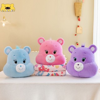 Aixini 3in1 care bears หมอนผ้าห่ม ตุ๊กตาหมี ของขวัญวันเกิด ของเล่นสําหรับเด็ก ตกแต่งบ้าน