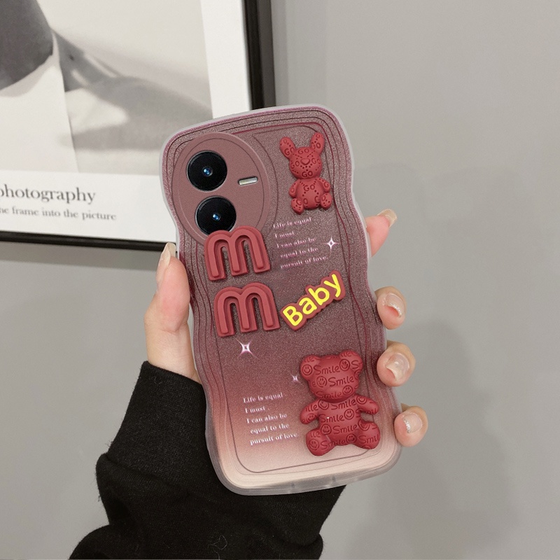 เคส-vivo-y22-เคส-vivo-y22s-เคสโทรศัพท์มือถือ-ไล่โทนสี-ลายตุ๊กตา-3d-สําหรับ-vivo-y22-vivo-y22s