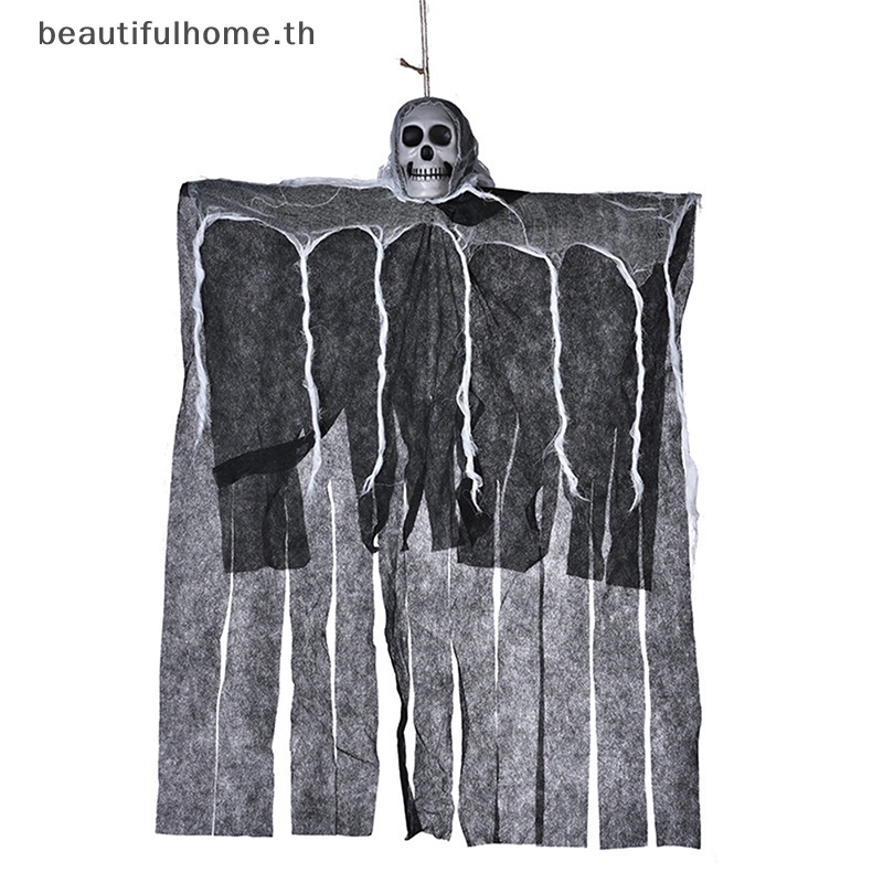halloween-decor-จี้หัวกะโหลกผีผีสิง-สําหรับแขวนตกแต่งบ้านผีสิง-ฮาโลวีน