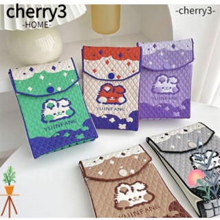 Cherry3 กระเป๋าถือ ผ้าถัก ความจุสูง ลายการ์ตูนกระต่าย ขนาดเล็ก สําหรับนักเรียน