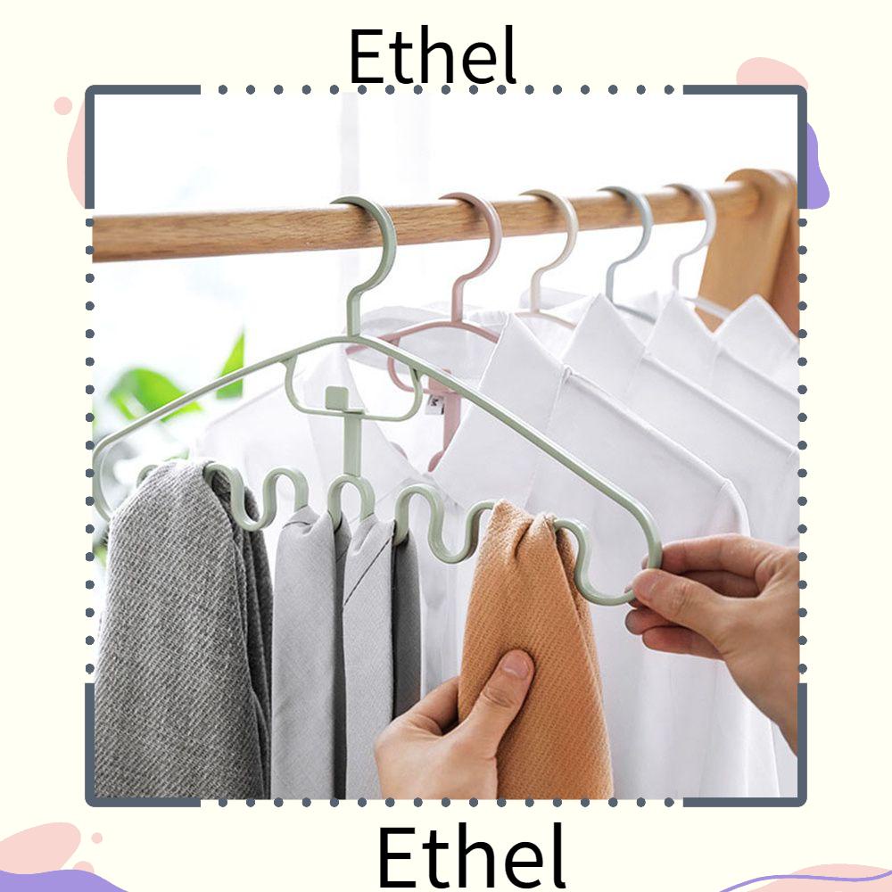 ethel1-ไม้แขวนเสื้อพลาสติก-กันลื่น-สําหรับจัดระเบียบตู้เสื้อผ้า-บ้าน-และที่อยู่อาศัย-1-3-ชิ้น