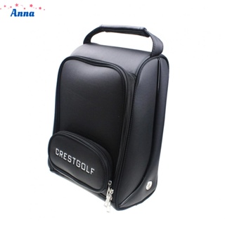 【Anna】Golf Shoes Bag Portable Waterproof Wear-resistant Breathable Easy To Clean