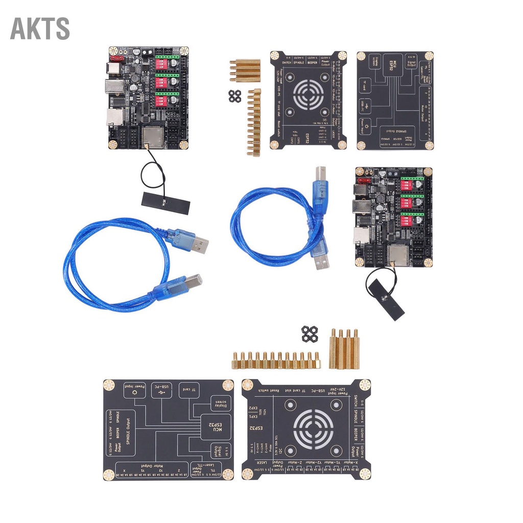 akts-บอร์ดควบคุมเครื่องแกะสลักเลเซอร์-mks-dlc32-v2-1-ออฟไลน์ควบคุม-32bit-wifi-เมนบอร์ดเครื่องแกะสลัก