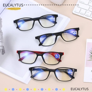 Eutus แว่นตาอ่านหนังสือ UV400 ป้องกันแสงสีฟ้า น้ําหนักเบา ยืดหยุ่น สําหรับเล่นเกม