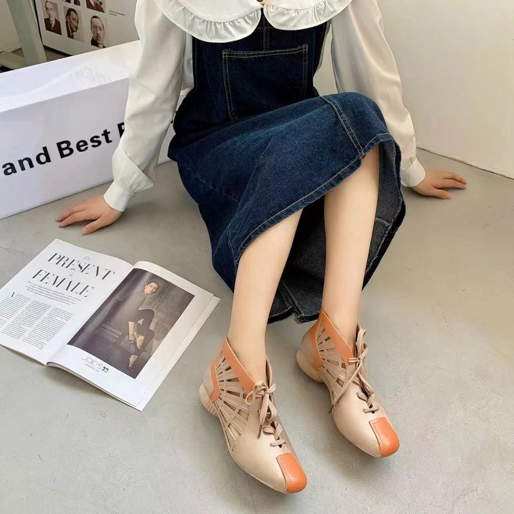 รองเท้าหนังผู้หญิง-รองเท้าหนังสไตล์อังกฤษ-size-35-40