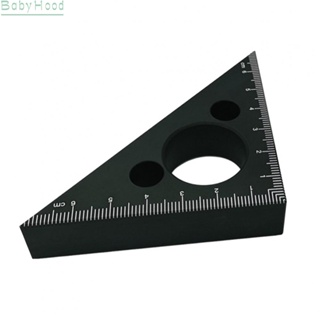 【Big Discounts】Triangle Angle Ruler Aluminum Alloy 45/90 Degree Frosted Right Angle Gauge Tool#BBHOOD
