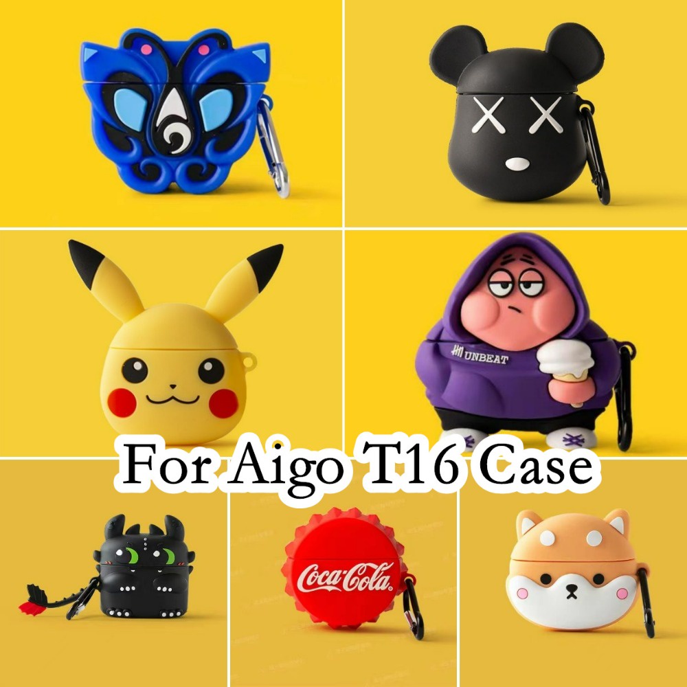 พร้อมส่ง-เคสหูฟัง-แบบนิ่ม-ลายการ์ตูนน่ารัก-สําหรับ-aigo-t16-aigo-t16