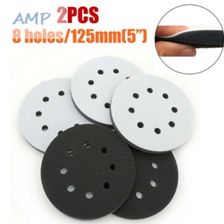 ⚡NEW 8⚡Sponge Interface Pad 125Mm 2PCS For Hook&amp;Loop Pads Sanding High Quality