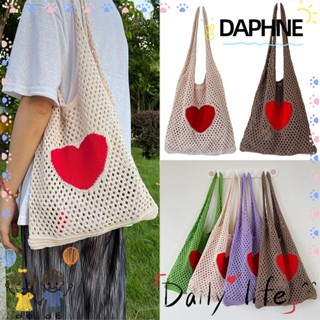 Daphne Fairycore Hobo กระเป๋าถักโครเชต์ สไตล์ฮิปปี้