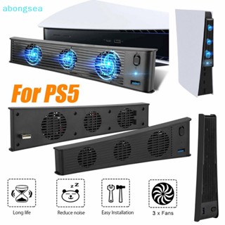 Abongsea พัดลมระบายความร้อน PS5 3 ใบพัด อินเตอร์เฟซ USB
 ดี