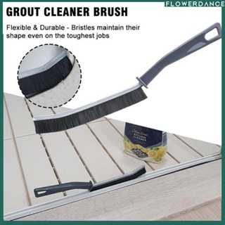 Window Slot Groove Seam Cleaning Brush Toilet Kitchen Gap Brush Scrubbing Tool Window Toilet Ceramic Tile Gap Cleaning Brush Scraper With Long Flower