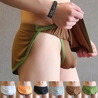 กางเกงชั้นในจีสตริง บ็อกเซอร์ ชุดชั้นใน กางเกงขาสั้น ผ้าไนล่อน เซ็กซี่ ไซซ์ M~XL