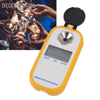 December305 0-80% Brix Meter Refractometer Digital Handheld Spirit Fruit เครื่องวัดความเข้มข้นของไวน์