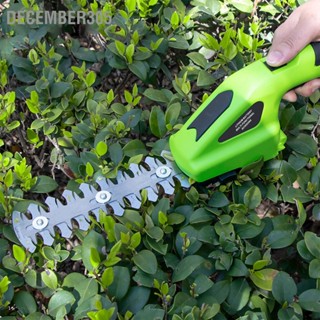 December305 ไร้สาย Hedge Trimmer กรรไกรไม้พุ่มไฟฟ้าเครื่องตัดแต่งกิ่งหญ้าแบบใช้มือถือ 7.2V 2.0Ah แบตเตอรี่ การชาร์จ