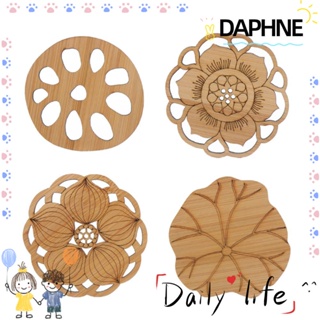 Daphne แผ่นรองแก้วกาแฟ ทรงกลม หนา 5 มม.