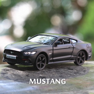 โมเดลรถยนต์ Ford Mustang แบบโลหะผสม ของเล่นสําหรับเด็ก