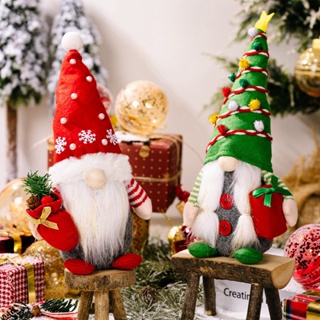 Bcf ตุ๊กตามนุษย์แคระ กวาง ซานต้าคลอส สโนว์แมน น่ารัก ไร้หน้า ของขวัญคริสต์มาส สําหรับตกแต่งปาร์ตี้