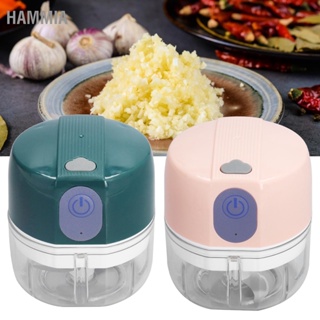 HAMMIA Electric Garlic Masher เครื่องสับกระเทียมอัตโนมัติไร้สายขนาดเล็กสำหรับการทำอาหารในครัว 100ml