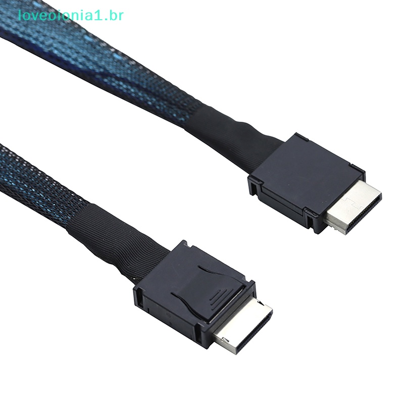 loveoionia1-pcie-oculink-sff-8611-4i-เป็น-mini-sas-sff-8611-4i-สายเคเบิลเซิร์ฟเวอร์-ความเร็วสูง