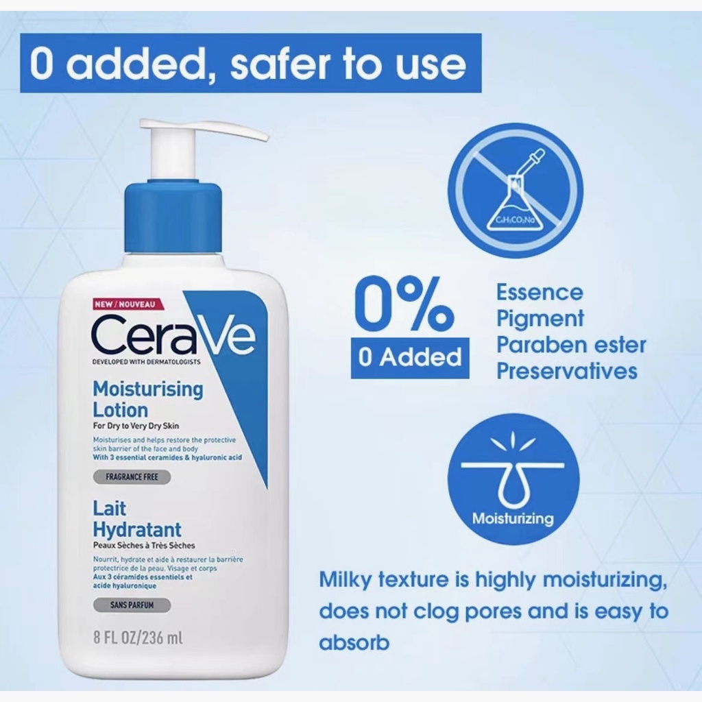 ในสต็อก-cerave-moisturising-lotion-โลชั่นบำรุงผิว-เนื้อสัมผัสบางเบา-236ml-โลชั่น-moisturising-lotion-ผิวชุ่มชื้น