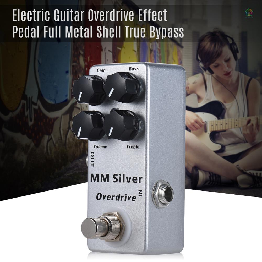 audioworld-moskyaudio-mm-แป้นเหยียบเอฟเฟคกีตาร์ไฟฟ้า-แบบโลหะ-สีเงิน