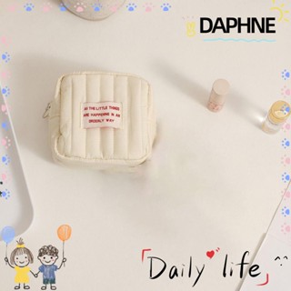 Daphne กระเป๋าเก็บเครื่องสําอาง ลิปสติก ขนาดเล็ก น่ารัก มีซิป สําหรับผู้หญิง