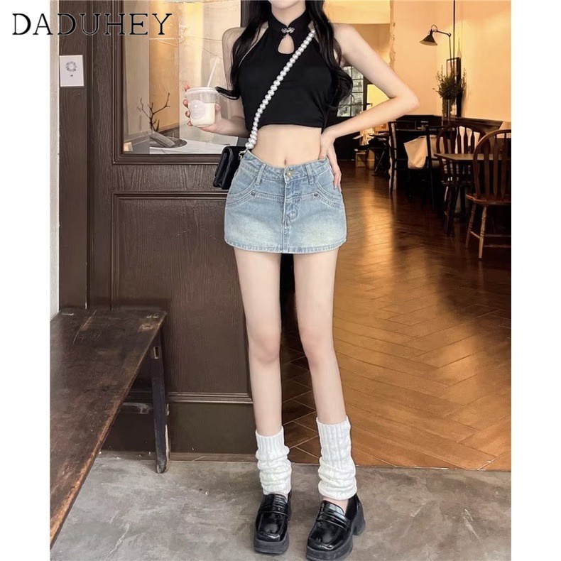 daduhey-new-korean-version-of-ins-denim-skirt-with-high-waist-and-loose-buttock-skirt-small-size-a-line-skirt