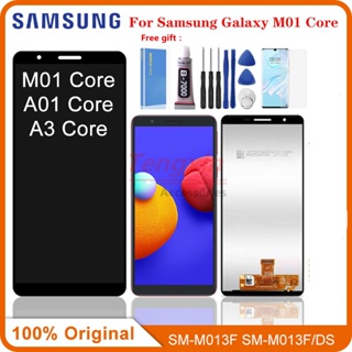 หน้าจอแสดงผลสัมผัสดิจิทัล LCD M013F 5.3 นิ้ว สําหรับ Samsung galaxy M01 core SM-M013G M013G M013M/DS