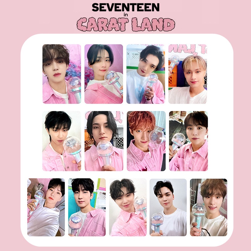 seventeen-zone-carat-land-โปสการ์ด-อัลบั้มรูปโลโม่-การ์ดศิลปินเกาหลี-13-ชิ้น-ชุด