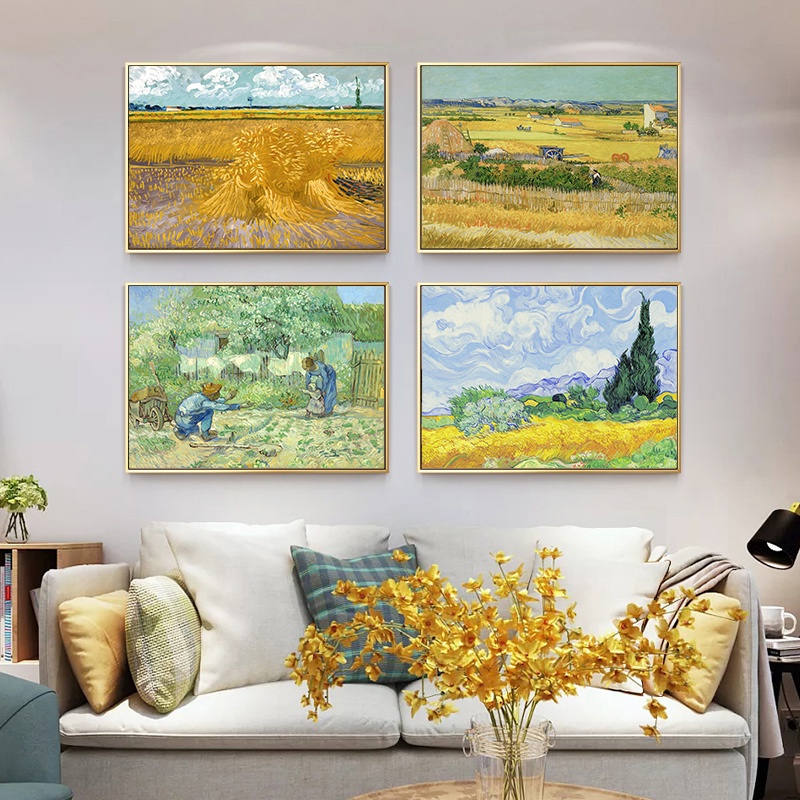 ภาพวาดสีน้ํามัน-รูปทิวทัศน์-van-gogh-สไตล์วินเทจ-สําหรับตกแต่งผนังห้อง