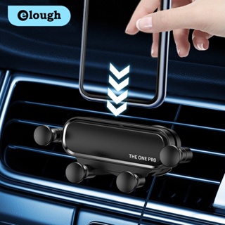 Elough Gravity ที่วางโทรศัพท์มือถือในรถยนต์ แบบคลิปหนีบ ระบายอากาศ รองรับ GPS ขาตั้งโทรศัพท์มือถือในรถยนต์