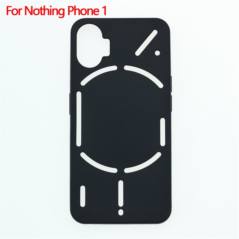 nothing-เคสโทรศัพท์-tpu-แบบนิ่ม-ผิวด้าน-สีดํา-พร้อมฟิล์มกระจกนิรภัย-สําหรับ-iphone-1