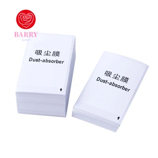 BARRY Mobile Phone Accessories Dust Removal Sticker Monitors Dust Papers Cell Phone Dust Absorber Tempered Glass Tablet PC 100Pcs DV DC Guide Sticker LCD Screens Screen Cleaning Tool