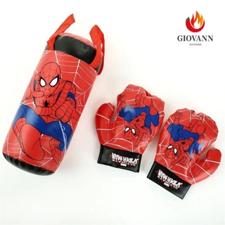 ภาพหน้าปกสินค้าGiovanni ชุดถุงมือกระสอบทรายการ์ตูน Spiderman ขนาดมินิของเล่นสําหรับเด็กผู้ใหญ่ ที่เกี่ยวข้อง