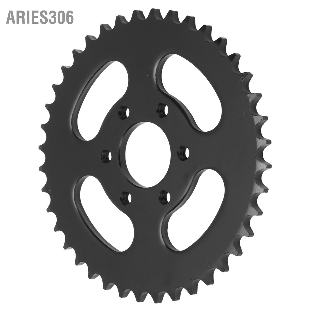 aries306-เฟืองโซ่ด้านหลัง-สเตนเลส-37-มม-รูด้านใน-6-รู-428-40t-สีดํา-สําหรับรถ-atv-quad-bike-4-ล้อ