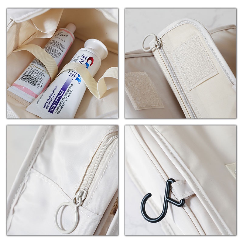 taidu-กระเป๋าแต่งหน้าแฟชั่นสไตล์-ins-เรียบง่ายและพกพาได้-advanced-sense-waterproof-กระเป๋าเก็บของจุของได้เยอะ