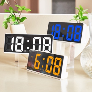DANLE นาฬิกาปลุก นาฬิกา LED ที่เรียบง่าย นาฬิกาดิจิตอลหน้าจอขนาดใหญ่ นาฬิกาข้างเตียงในห้องนอน แฟชั่นเวอร์ชั่นเกาหลี