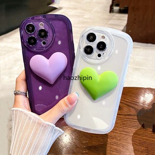 เคสโทรศัพท์มือถือ TPU กันกระแทก ลายหัวใจ 3D สําหรับ Oppo Reno 8T 9 5 Pro 4 6Z 7Z Reno 2 2Z 2F