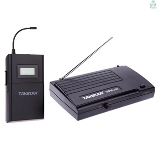 Takstar WPM-200 UHF ชุดหูฟังอินเอียร์ ระบบมอนิเตอร์ไร้สาย 50 ม. รับส่งสัญญาณเสียงสเตอริโอ LCD 6 ช่อง [19][มาใหม่]