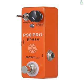 Moskyaudio P90 PRO PHASE แป้นเหยียบเอฟเฟคกีตาร์ ขนาดเล็ก สไตล์วินเทจ [19][มาใหม่]