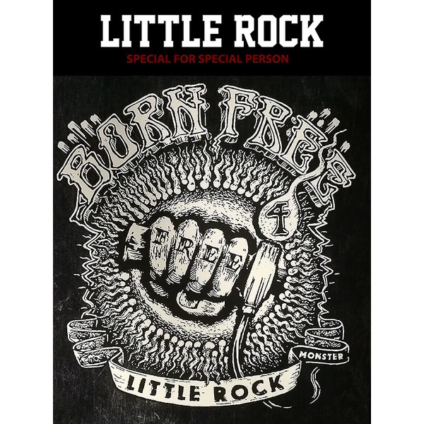 cotton-tshirts-เสื้อยืดคอกลม-little-rock-ลาย-born-free-เกิดมาฟรี-ทำอะไรก็ได้-ถ้าไม่เดือดร้อนคนอื่น