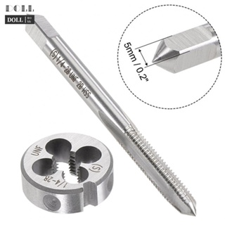 ⭐2023 ⭐Tap &amp; Die Set 1/4"-28 UNF Fittings Metalworking Replacement Right Hand