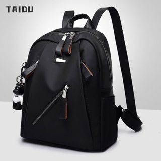 TAIDU กระเป๋าเป้สไตล์ใหม่ กระเป๋าเป้ผ้าอ็อกฟอร์ดแฟชั่นเกาหลียอดนิยม ความจุขนาดใหญ่ สบาย ๆ และเข้ากันได้ทั้งหมด