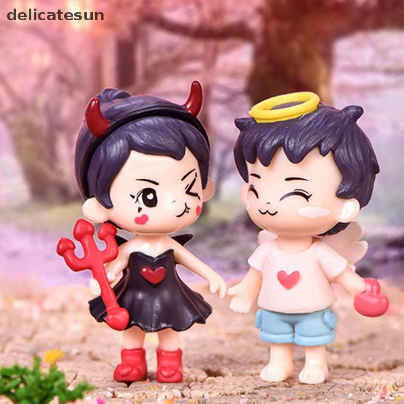 delicatesun-ฟิกเกอร์คู่รักน่ารัก-ขนาดเล็ก-สําหรับตกแต่งบ้าน-สวน-วันวาเลน