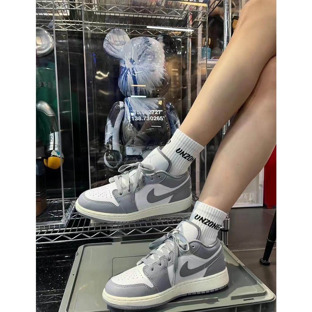 air-jordan-1-low-vintage-grey-ของแท้-100