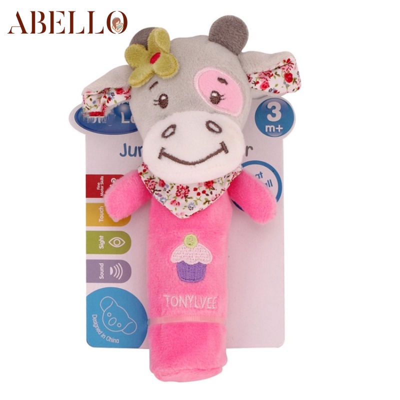abello-ของเล่นเด็กทารกแรกเกิด-ตุ๊กตาการ์ตูนสัตว์ถือของเล่นเด็ก